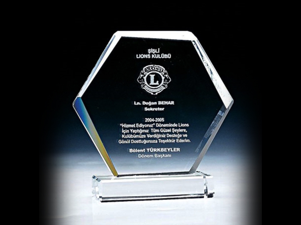 Crystal Plaque